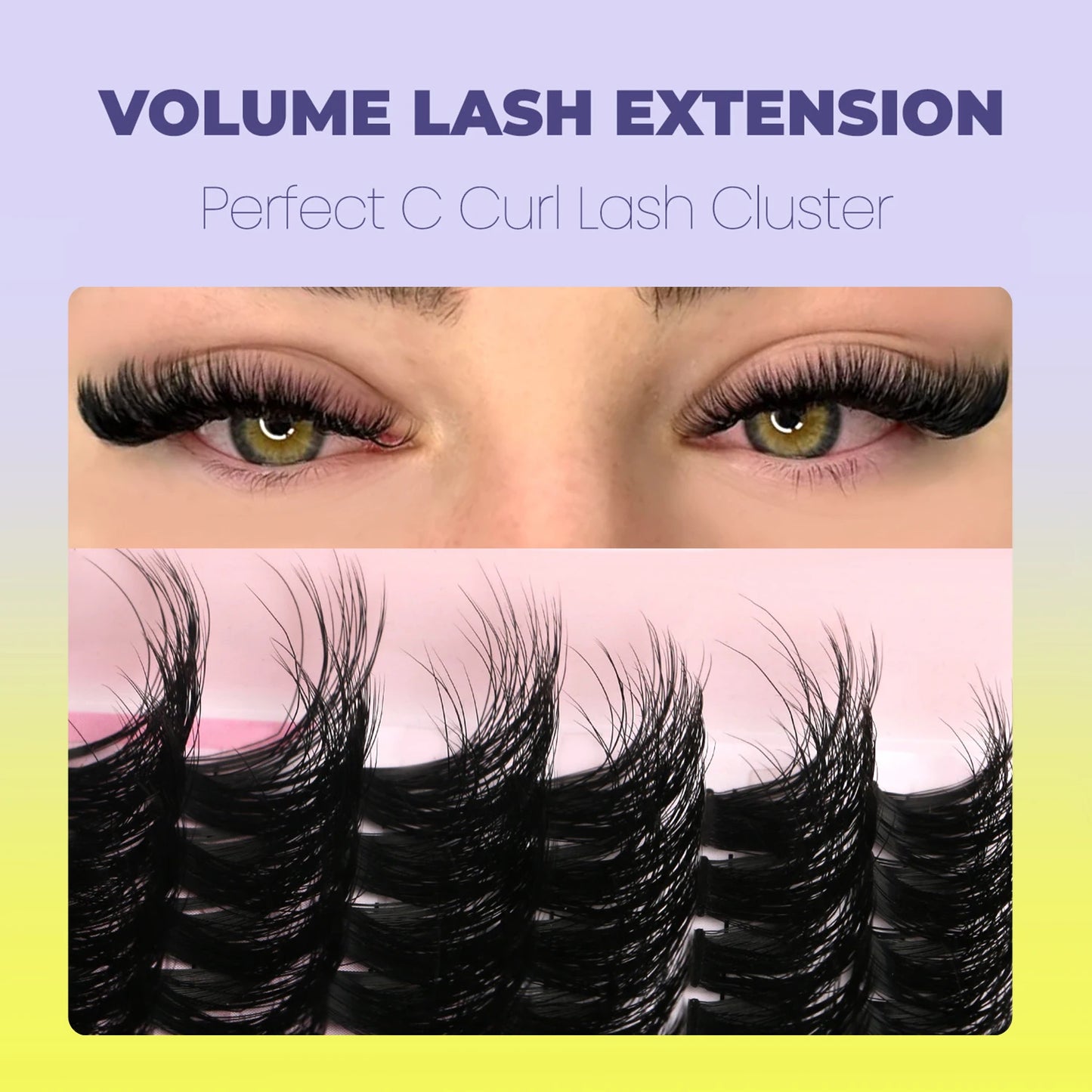 Cat Eye Cluster Eyelashes