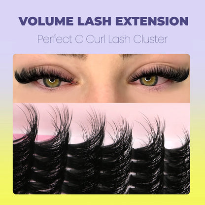 Cat Eye Cluster Eyelashes